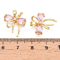 Латунные микро проложить кубического циркония подвески&nbsp;KK-N254-230G