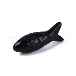 Geschnitzte Anhänger aus natürlichem Obsidian&nbsp;G-T144-47A