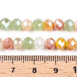 Стеклянные бусины с гальваническим покрытием &nbsp;GLAA-T023-D16-05