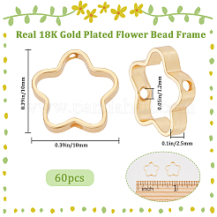 60шт стойка с покрытием из сплава рамы для бусин&nbsp;FIND-BBC0002-34