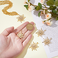 5 шт. Латунные подвески с микропаве&nbsp;FIND-DC0006-36