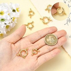 6 шт. 3 стиля ионного покрытия (IP) 304 нержавеющая сталь пружинные кольца застежки&nbsp;STAS-YW0003-53