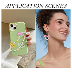 30 шт. непрозрачные акриловые бусины с УФ-покрытием OACR-TA0003-68