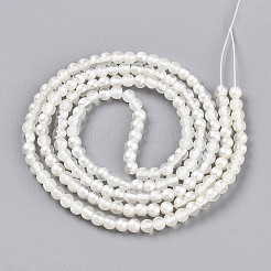 Выпечка расписные прозрачные стеклянные бусины&nbsp;X1-DGLA-N011-4mm-01