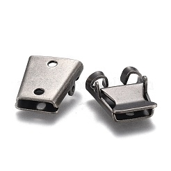 Железная застежка-молния для галстука-боло IFIN-F162-01B-B