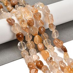 Природного кварца нитей бисера G-P497-01E-57