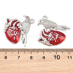 Crémaillère placage pendentifs en émail d'alliage&nbsp;AL-CBA2B10-01P-02