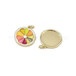 Латунь эмаль подвески&nbsp;LS-KK-H072-14G-05