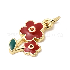 Подвески из латуни с прозрачным фианитом&nbsp;KK-G554-07G-03