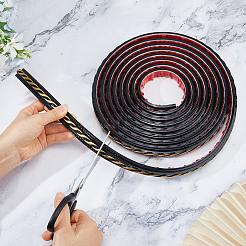 PVC selbstklebende flexible Formleiste&nbsp;DIY-WH0591-349
