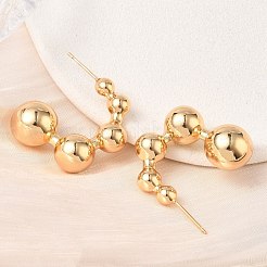 Pendientes de latón para mujer&nbsp;KK-CBAD851-10G