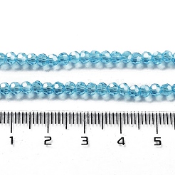 Гальванизируйте прозрачное стекло бисер нитей&nbsp;EGLA-A035-T3mm-A08