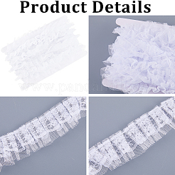 10 м хлопкового плиссированного цветочного кружева&nbsp;OCOR-CY0002-28B