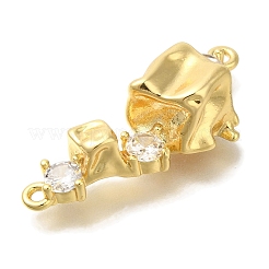 Латунные подвески из прозрачного кубического циркония&nbsp;KK-K388-69G