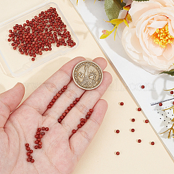 2 нить круглых бусин из натуральной красной яшмы G-OC0005-70