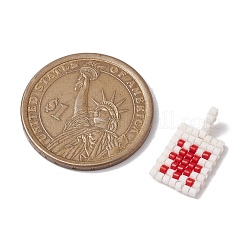 Perles de rocaille breloques en perles&nbsp;PALLOY-MZ00256-02
