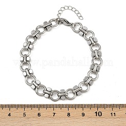 Браслеты из звеньевой цепи из нержавеющей стали 304&nbsp;BJEW-H207-01A-P