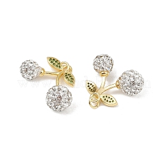 Латунные микро проложить кубического циркония подвески&nbsp;KK-H072-13G-02