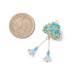 Стеклянные подвески PALLOY-MZ01033-02