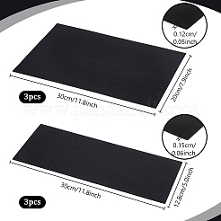 6 шт. 2 стиля пластиковой ткани для дна мешка для самостоятельного изготовления сумок&nbsp;FIND-PH0028-42