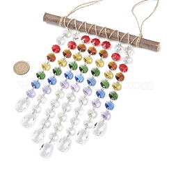 Стеклянные каплевидные и восьмиугольные бусины&nbsp;HJEW-JM04540