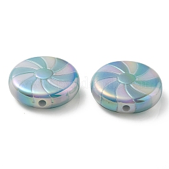 Perline acriliche opache con placcatura uv&nbsp;OACR-P010-02B