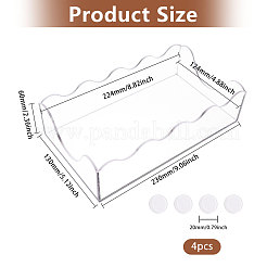 1 пакет акриловых салфеток коробка для хранения&nbsp;DIY-GL0006-18