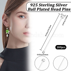 200 шт. Латунные булавки с шаровой головкой&nbsp;FIND-BBC0015-90A