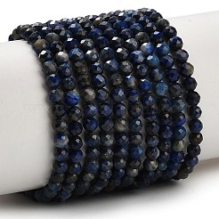 Natürlicher Lapislazuli Perlenstränge&nbsp;G-F838-A03-4mm