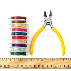 10 рулон 10 цветная медная проволока для ювелирных изделий CWIR-FS0001-02