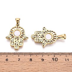 Подвески-хамса из нержавеющей стали 304 с кристаллами&nbsp;STAS-T071-14G