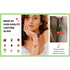 54шт 9 стиля ручной работы бусины лэмпворк&nbsp;LAMP-PJ0001-01