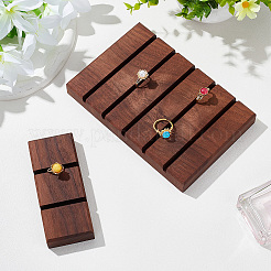 Кольцевые дисплеи из орехового дерева с 2 слотом&nbsp;RDIS-WH0001-32A