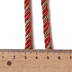 Двухцветный нейлоновый витой круглый шнур NWIR-S001-02