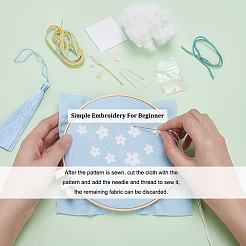 DIY вышивка zongzi саше кулон наборы украшений для фестиваля лодок-драконов DIY-WH0033-56A