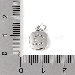 Покрытие стойки латунь микропаве прозрачные кубические циркониевые подвески KK-E110-14P-Q