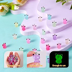 60шт светящиеся подвески из прозрачной смолы RESI-SZ0002-04