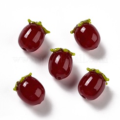 Perline di lampwork fatte a mano a tema autunnale&nbsp;LAMP-A150-10G