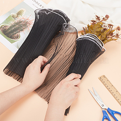 Отделка плиссированным кружевом длиной 9.5~10 м из полиэстера&nbsp;OCOR-PH0002-97A