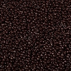 TOHOラウンドシードビーズ  日本製シードビーズ  （46)つの不透明なオックスブラッド  15/0  1.5mm  穴：0.7mm  約15000個/50g&nbsp;SEED-XTR15-0046
