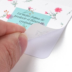 50шт вдохновляющие испанские слова бумажные наклейки набор DIY-C062-03