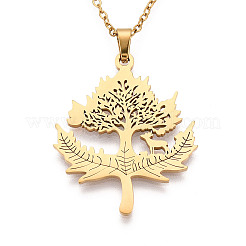 Подвески из нержавеющей стали 304 NJEW-T018-50G