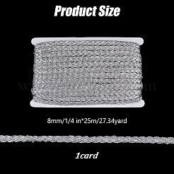 Nastri di pizzo di poliestere intrecciato&nbsp;SRIB-DR0001-03B