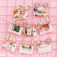 100шт деревянные кабошоны на тему погоды&nbsp;WOOD-CJ0001-33