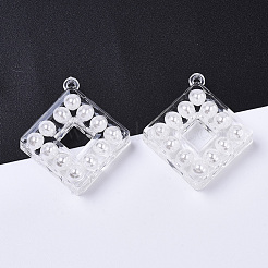 Прозрачные акриловые подвески X-TACR-R146-009