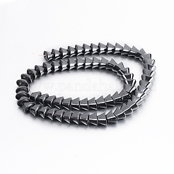 Non magnetici perle ematite sintetico fili&nbsp;G-P341-28-7x4mm