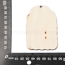 Большие деревянные подвески с принтом в стиле Хэллоуина WOOD-I016-01H