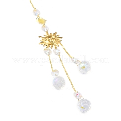 Стеклянная капля большой кулон украшения&nbsp;LS-HJEW-M005-05A-G