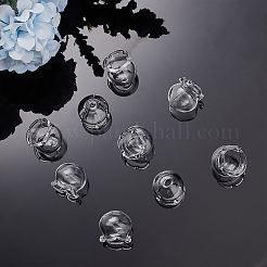 Perle di fiori in vetro soffiato a mano&nbsp;GLAA-PH0002-03