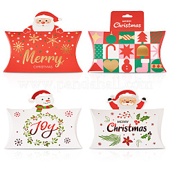 20 stücke 4 stile weihnachten thema papier kissen geschenk boxen&nbsp;CON-TA0001-25